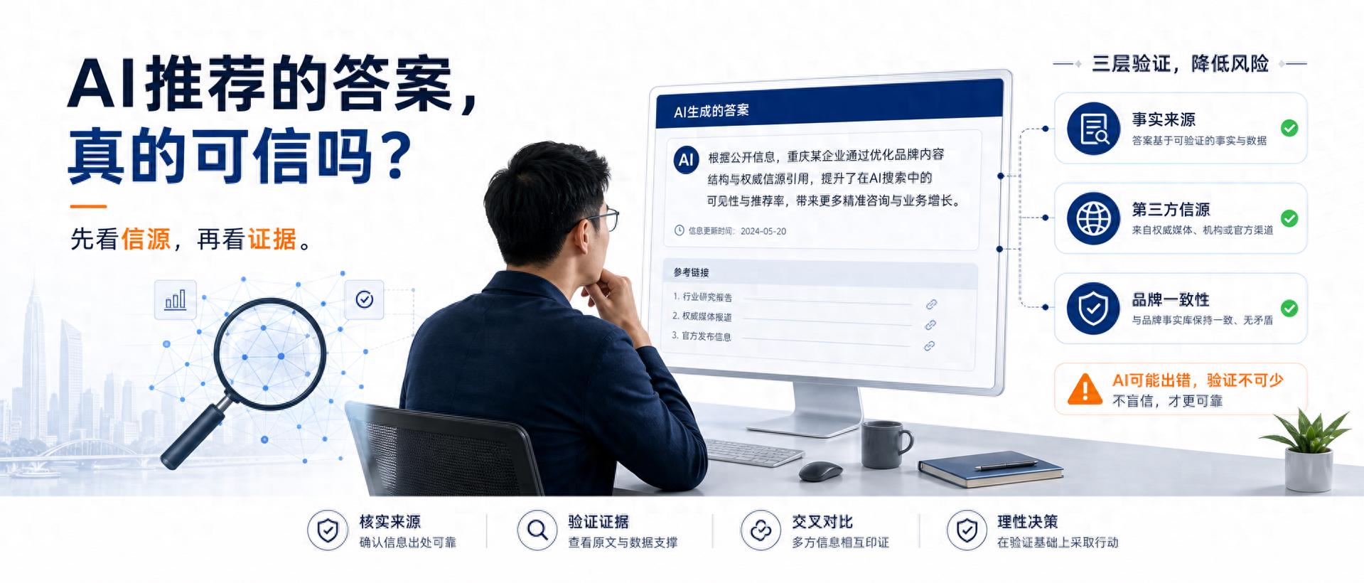 AI推荐可信吗？别盲信，看三点判断真假