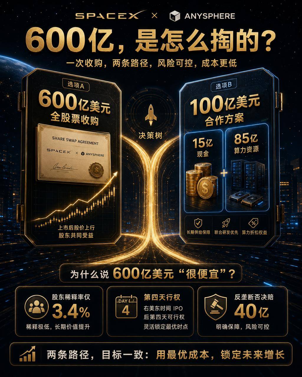 马斯克上市第四天就All in？600亿全股票收购Cursor母公司，Claude成关键-第6张图片-开云app在线下载-开云体云app官网入口下载-V3.6.9