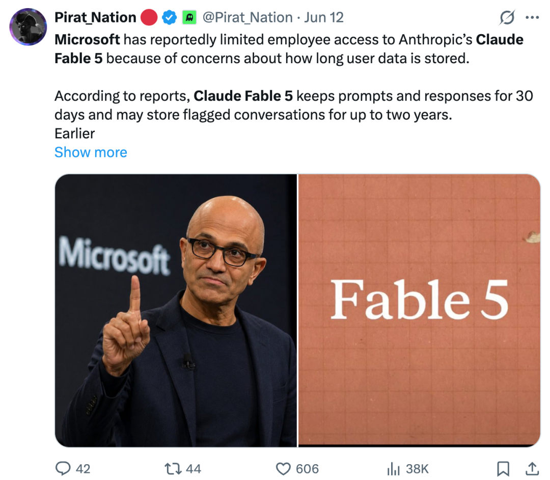 Claude Fable 5上线4天被禁，美国封杀最强AI模型-第4张图片-开云app在线下载-开云体云app官网入口下载-V3.6.9